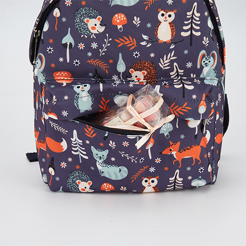 white cotton pencil case