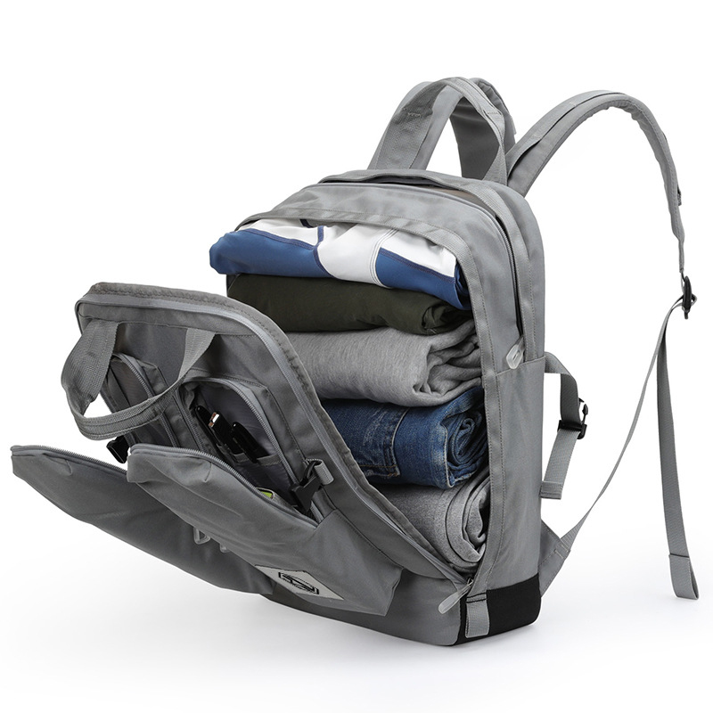 Fashion Recyle Multi Pockets Backpack Myanmar Factory No Tarrifs