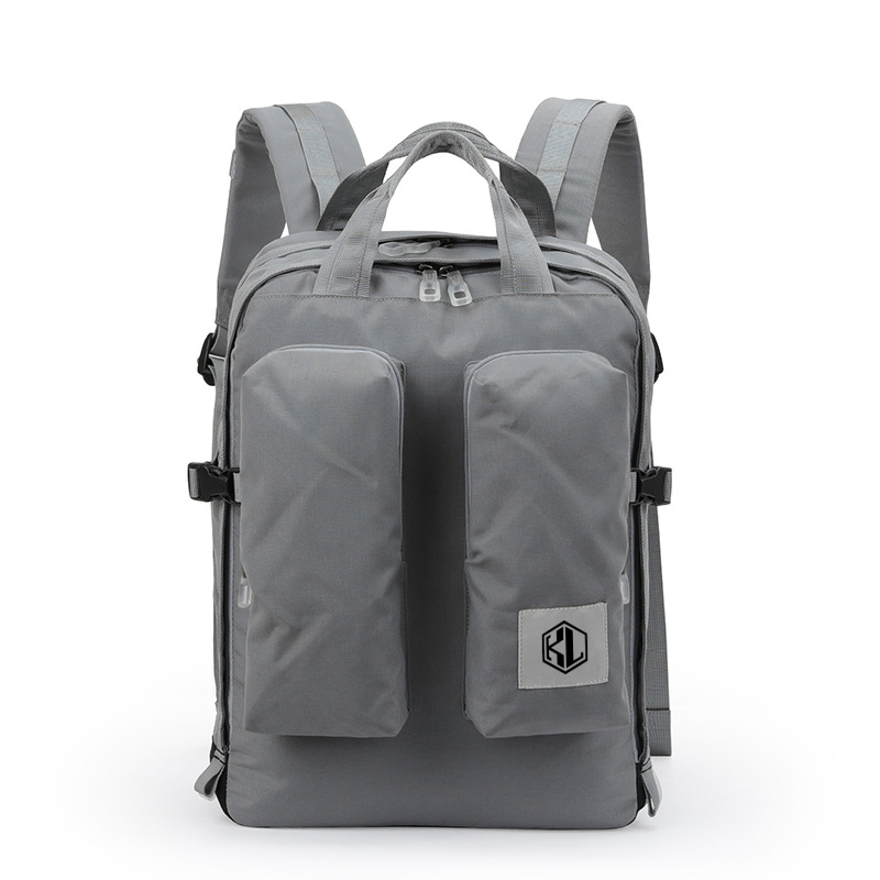 Fashion Recyle Multi Pockets Backpack Myanmar Factory No Tarrifs