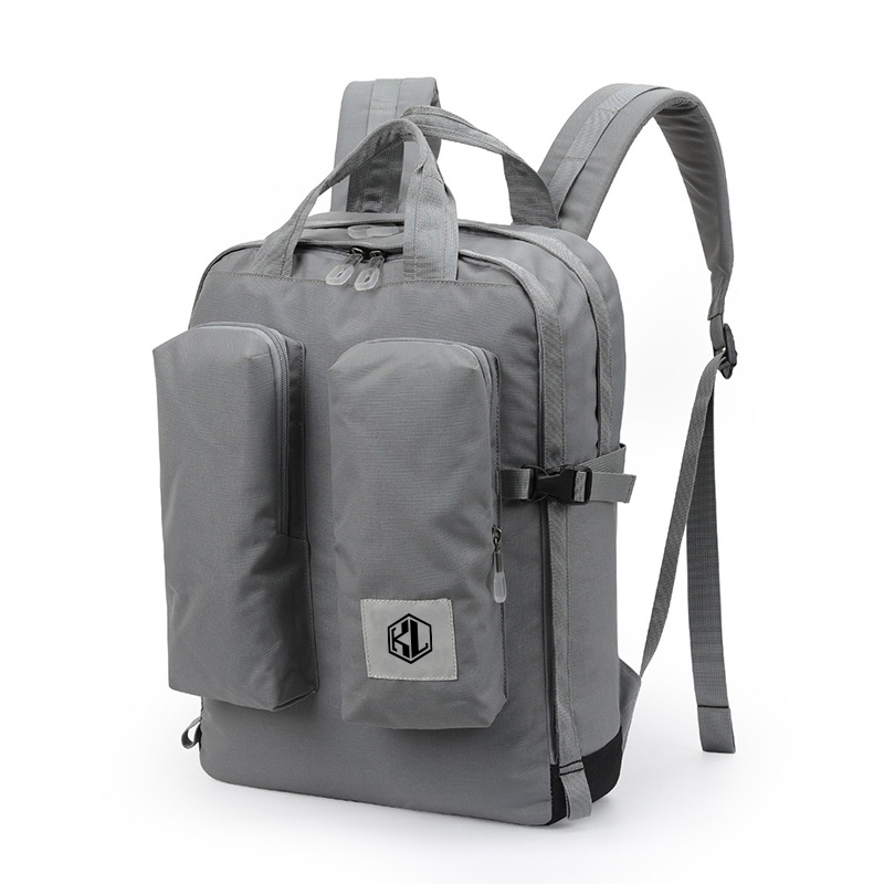 Fashion Recyle Multi Pockets Backpack Myanmar Factory No Tarrifs